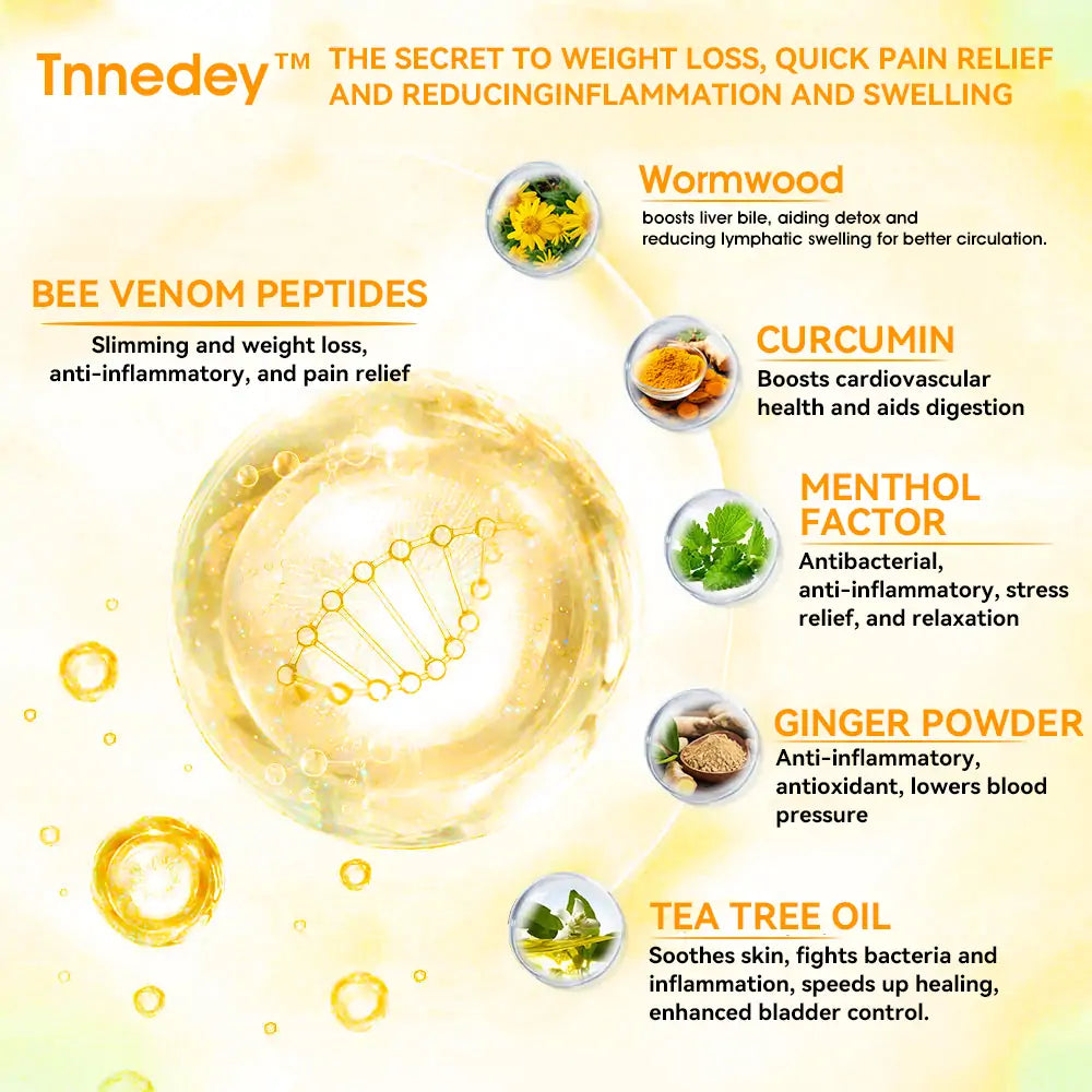 Bee Venom Lymphatic Daiamage & Sliming Patches (10 Patches)
